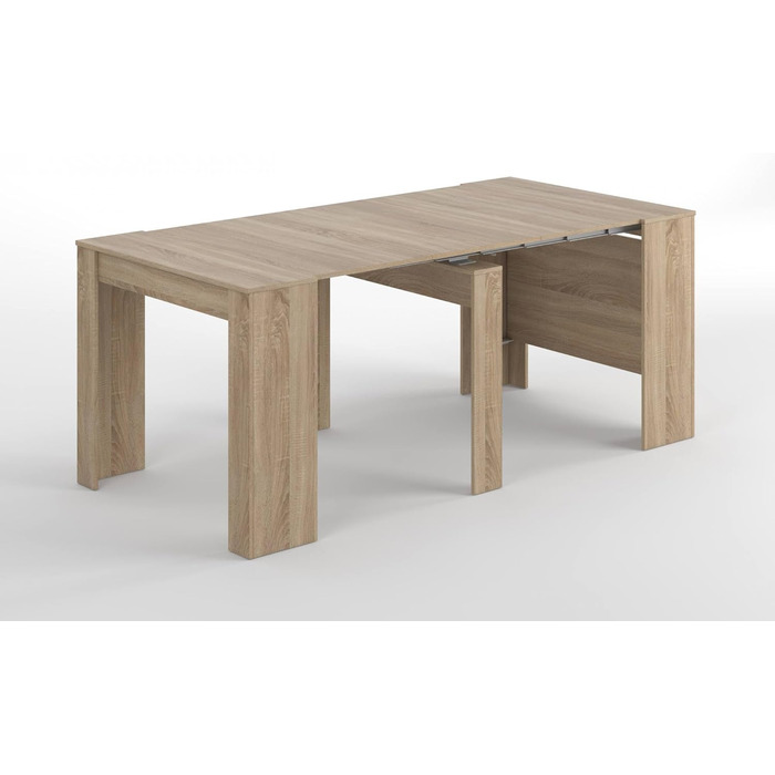 Розкладний обідній стіл Compton, розкладний стіл з багатофункціональними подовжувачами, розкладається до 10 місць, 51/237 x 90 x 78 см, дуб