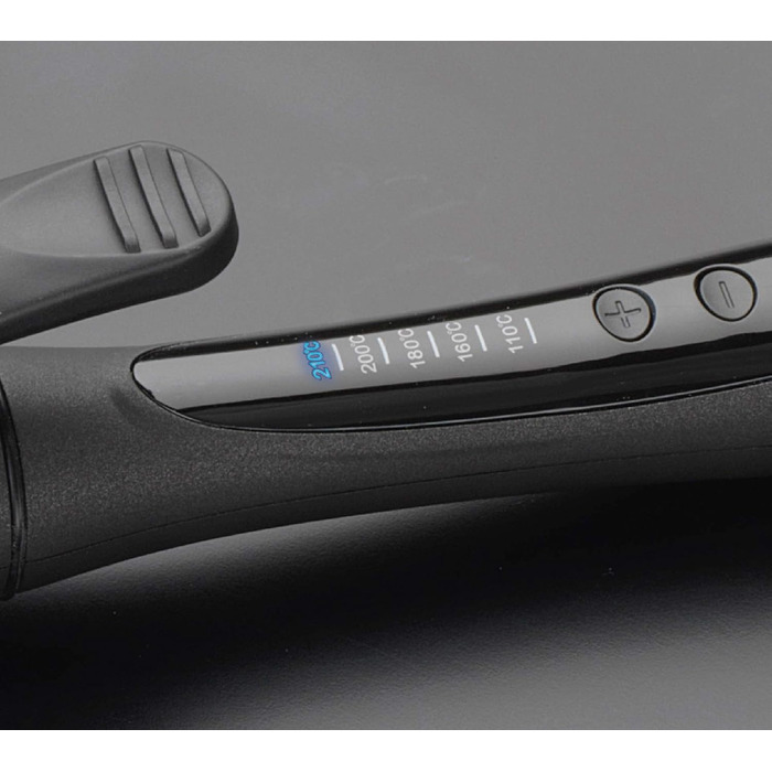 Цифрові щипці Diva Pro Styling Digital Tongue 25 мм - плойка/щипці для завивки - функція автоматичного вимкнення, чорна