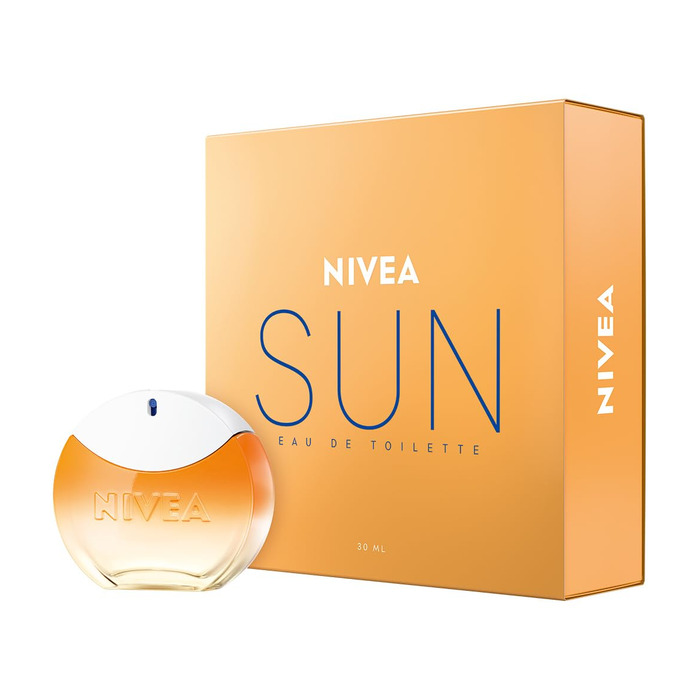 Туалетна вода NIVEA SUN, унісекс-парфуми з оригінальним ароматом сонцезахисного крему, літні, освіжаючі та в культовому флаконі для парфумів (30 мл) 30 мл (1 упаковка) Одинарний