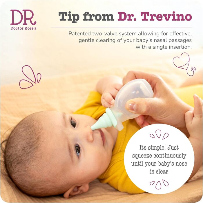 Доктор Назальний аспіратор Rose для дитини Дитячий назальний аспіратор і присоска Booger Pear Sucker Baby Назальний аспіратор для
