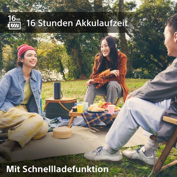 Портативна бездротова Bluetooth-колонка з широким звучанням і ремінцем для перенесення - водонепроникна, ударостійка, 16 годин роб