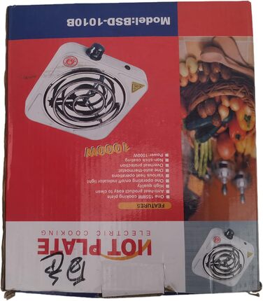 Електрична вугільна запальничка RANJIMA, електрична вугільна запальничка преміум-класу потужністю 1000 Вт для вугілля, електрична мобільна плита, нагрівальна пластинчаста пальник з вугільною сіткою для кокосового вугілля, бамбукове вугілля, чорне вугілля