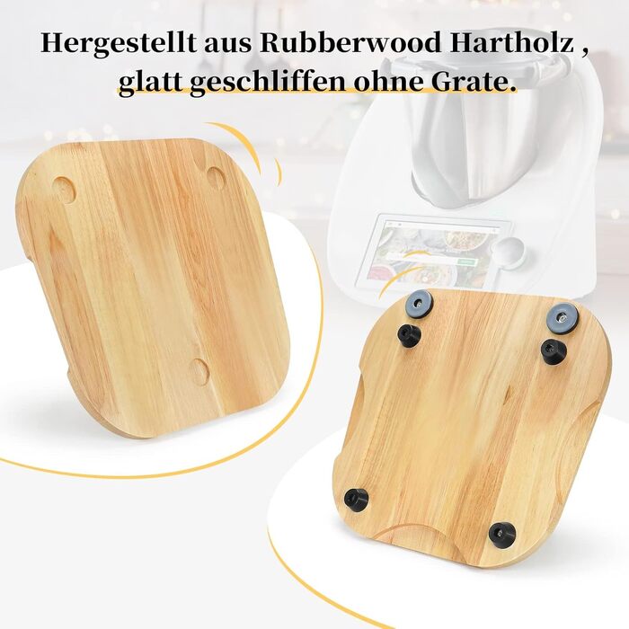 Розсувна дошка OAIDSONL для дошки Thermomix Розсувна дошка для Thermomix TM6 Розсувна дошка для Thermomix TM5 Рухома дошка для кухонного комбайна Thermomix Vorwerk TM 6 Аксесуари Pad Board Дерево