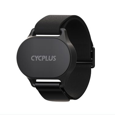 Браслет-пульсометр CYCPLUS, Bluetooth 5.1 ANT з LED-дисплеєм для відстеження серцевого ритму, водонепроникний IP67, для бігу, велоспорту, фітнесу та інших видів спорту (чорний)