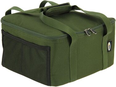 Ізольована сумка з посудом для рибалок чашки, столові прибори, тарілки та банки сумка-холодильник ідеально підходить для місць для риболовлі, кемпінгу та активного відпочинку, набір рибальського посуду, розкішний набір продуктів