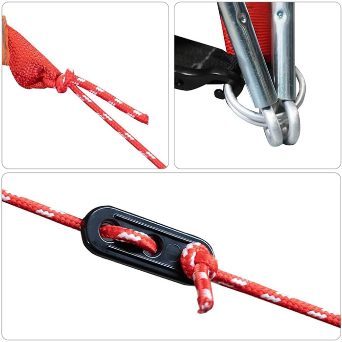 Сімейний намет vidaXL, кемпінговий намет, синій, 6-місний