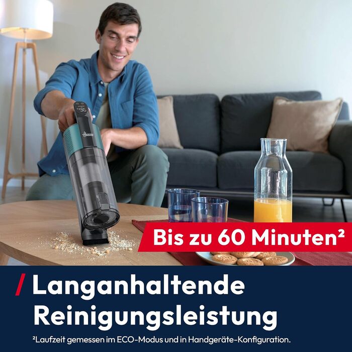Акумуляторний бездротовий пилосос Hoover HF3 CORE 60 хв роботи 300 Вт Home