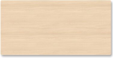 Повна стільниця 160x80 см - екологічно чиста деревина з меламіновим покриттям, біла стільниця товщиною 25 мм для меблів своїми руками, обіднього столу, робочої поверхні - ударостійка кромка ABS (бежевий, 160 см x 80 см) Бежевий 160 см x 80 см