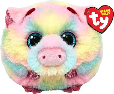 М'яка іграшка-порося Пікассо Beanie Baby, 7 см - плюшевий бебі-бін, що стискається, колекційна м'яка іграшка 8 x 7 x 7 см ()