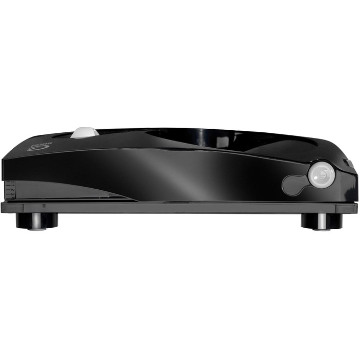 Харчовий слайсер ЧОРНИЙ Зроблено в EU I Компактний електричний слайсер, Хліборізка Ø 170 мм лезо з нержавіючої сталі 2в1 Регульований 0-17 мм, без бісфенолу А 100 Вт (142420002) Чорний RS42, 42