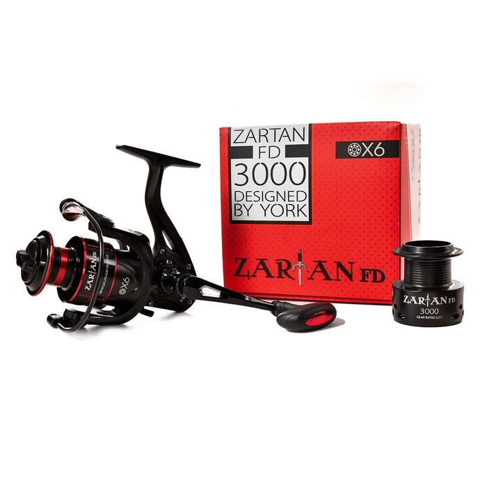 Рибальська котушка York Zartan 3000 2000 RD FD 6-підшипникова універсальна котушка 3000 RD