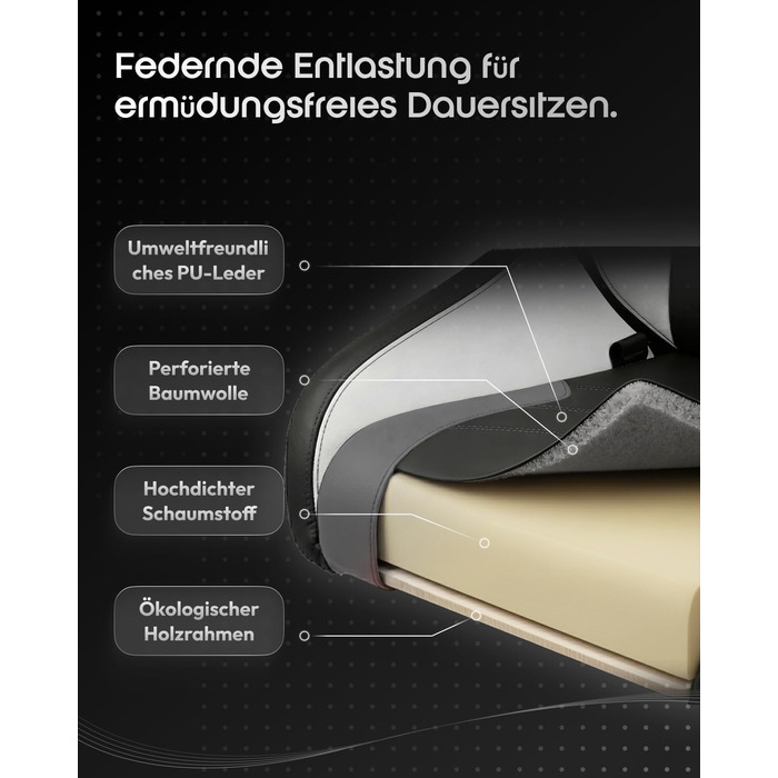 Ігрове крісло Dowinx з 4D підлокітниками та функцією гойдання 15, регульоване масажне ігрове крісло на 165, ергономічне ігрове крісло, гоночний дизайн для геймерів та кіберспорту, вантажопідйомність 135 кг, сірий колір