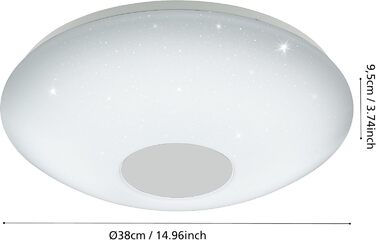 Стеля LED світильник EGLO Voltago 2, 1 лампа, білий, Ø 38 см