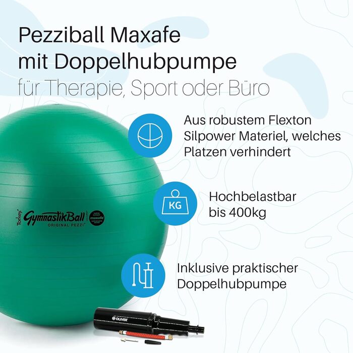 Оригінальний Pezziball MAXAFE з насосом 65 см Антрацит