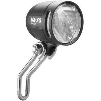 Унісекс Футболка для дорослих Lumotec Iq-xs Friendly зі стійкою та денним ходовим вогнем, передня фара, чорна, один розмір