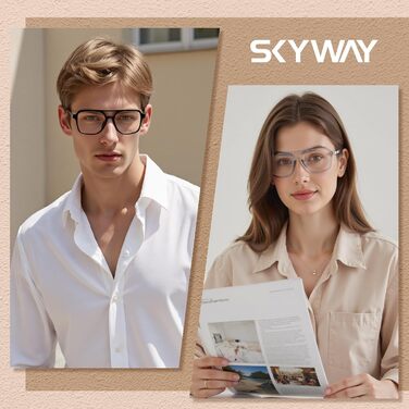 Комп'ютерні окуляри SKYWAY Retro Pilot з фільтром синього світла для жінок та чоловіків, класичний квадратний вінтажний стиль 70-х, захист від втоми очей, без діоптрій, чорний/сірий