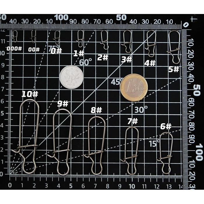 Риболовні двозамкові застібки з ящиком, поворотна застібка, поворотний карабін, аксесуари для риболовлі, поворотні аксесуари для риболовлі, поворотні аксесуари для риболовлі 000-10, 50/100 шт.