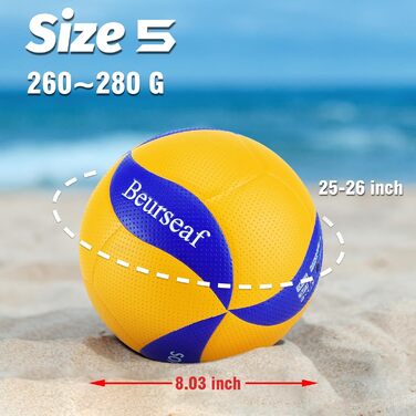 Комплект (2 шт.) волейбольних м'ячів Soft Play пляжний волейбол, спортивний волейбол