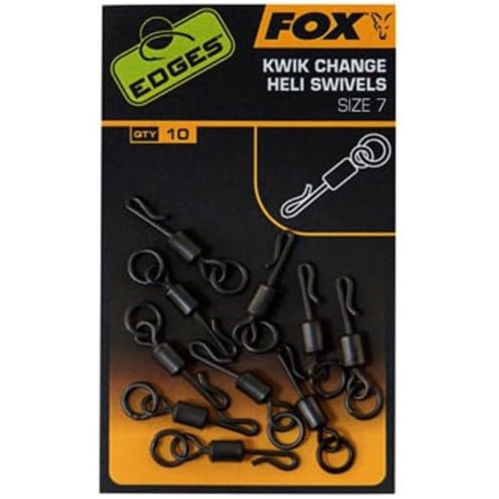 Вертлюги FOX Edges Kwik Change Heli Розмір 7 x 10