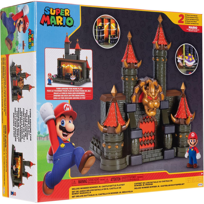 Ігровий набір Замок Баузера-молодшого Super Mario Bros. Wonder Deluxe