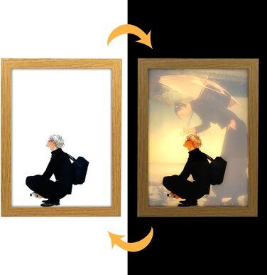 Картини з підсвічуванням OPEIXSAYKOC, світлодіодний декор для стін, світлодіодне художнє освітлення, живлення від USB, 3 режими ос