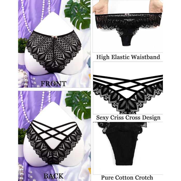 Жіночі мереживні стрінги Banamic, M