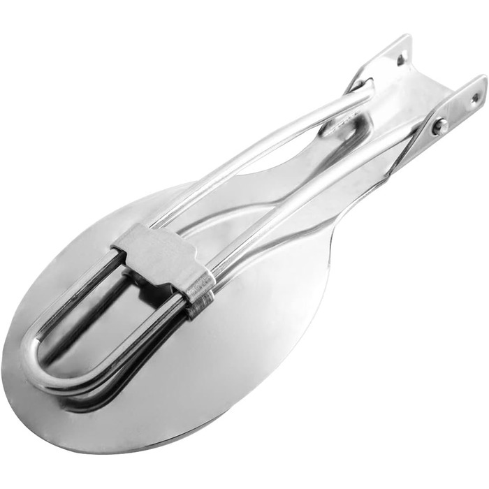 Туристичні столові прибори NEO TOOLS 3 в 1 ложка, ніж, виделка, складаний дизайн, вага 70 г, матеріал нержавіюча сталь, футляр для перенесення, сертифікат відповідності харчовим продуктам LFGB