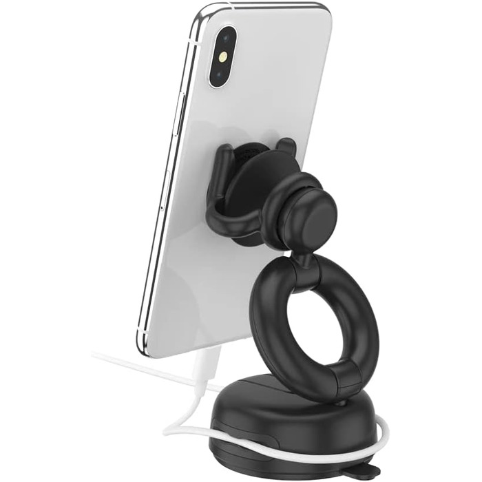 Автомобільна панель PopMount 2 - кріплення для гучного зв'язку на лобовому склі та на робочому столі з підтримкою смартфонів і пла