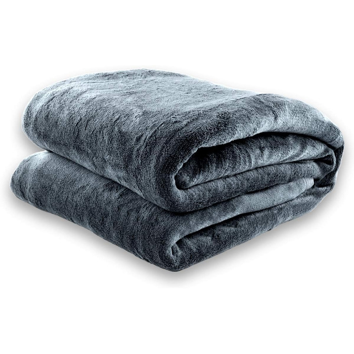 Ковдра Grfenstayn Snuggle з рукавами та кишенею для ніг - Пухнаста ковдра, яку можна носити - Стандарт Oeko-Tex 100 - Ковдра з рукавами для жінок та чоловіків - Плед для телевізора (Антрацит, 200x170 см) 200x170 см з кишенею для ніг Антрацит