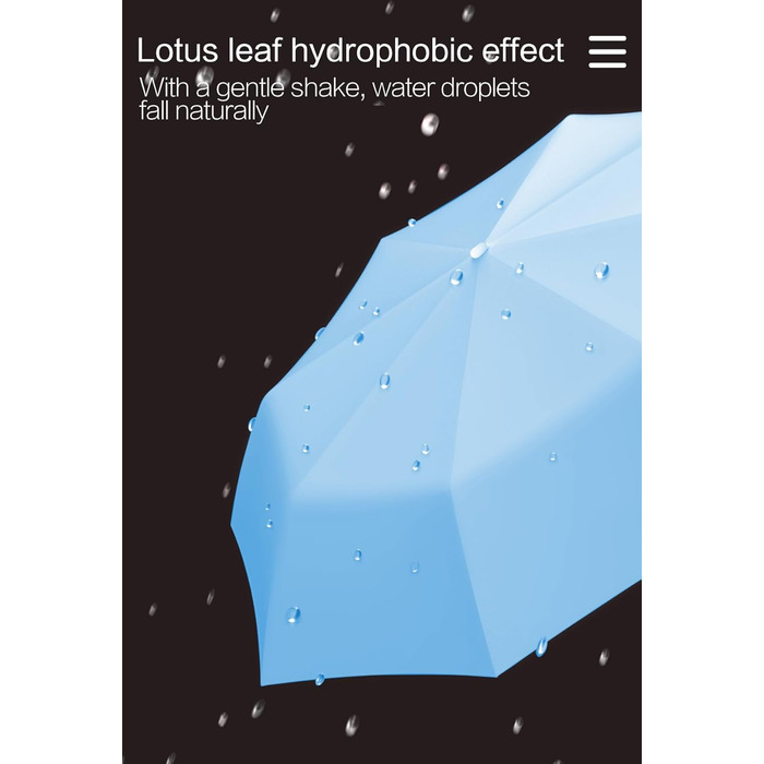 Міні-парасолька Moorrlii Travel для портмоне з чохлом, маленька, компактна, захист від ультрафіолету, сонячного світла, маленька с