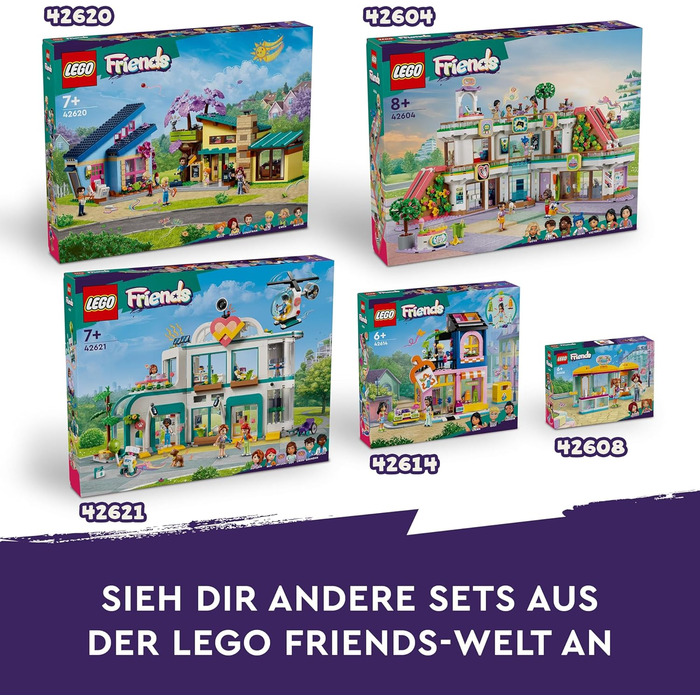 Конструктор LEGO Friends 42621, Лікарня Хартлейк-Сіті, 1045 деталей