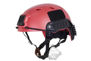 Універсальний тактичний легкий шолом OPS Fast Base ABS Jump Military RED L/XL TB285
