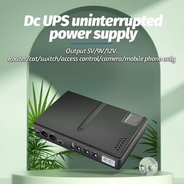 Джерело безперебійного живлення (UPS) 15 В 24 В POE, 5 В 9 В 12 В USB, портативний резервний блок живлення, змінний акумулятор для телефону, камери, роутера (Європейська вилка)