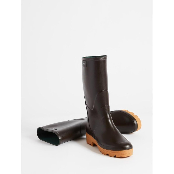 Чоловічі робочі гумові чоботи Aigle Chambord Pro 2 Iso, розмір 47 EU, коричневий колір 001