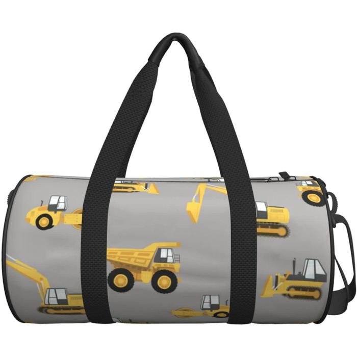 Дорожня сумка-циліндр з квітковим принтом, спортивна сумка для чоловіків та жінок, сумка-мішок, спортивна дорожня сумка