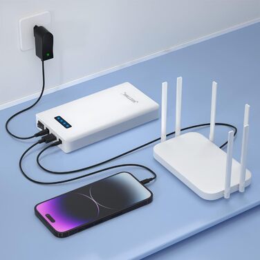 Літій-іонний акумулятор NASTIMA 12V 5200mAh 62.4Wh з виходом 12В постійного струму 9В постійного струму та подвійним виходом USB 5