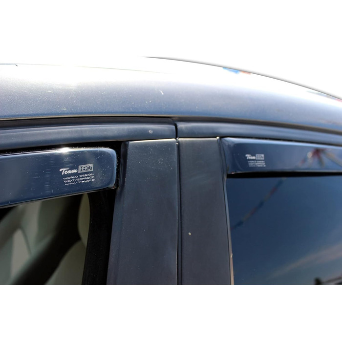 Дефлектор дощу J&J AUTOMOTIVE Wind Deflector для FIAT Croma 5-дверний 2005-2010 Combi 4 шт. HEKO темний