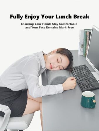 Подушка SOONHUA з піни з пам&39яттю форми, підставка для ніг, опора для ніг, поперекова подушка, валик для шиї для полегшення болю в спині для тих, хто спить на спині та на боці