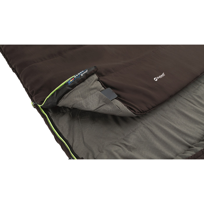 Спальний мішок Outwell Campion Lux Double/-1°C Brown Left (230370)