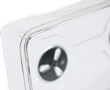 Закрита теплиця середнього розміру з кришкою, що не б&39ється, для пророщування насіння та росту рослин - 38 x 24 x 18 сантиметрів - зелений, 50031/P