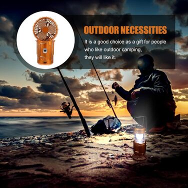 Сонячний світлодіодний багатофункціональний портативний ліхтар для кемпінгу PACKOVE з міцним корпусом, акумуляторний USB, для нічної риболовлі та використання на свіжому повітрі, випадковий колір