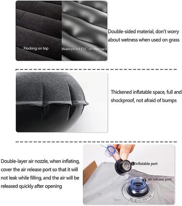 Автомобільний матрац, для Ford Kuga MK2 2012 2013 2014-2019 Надувні матраци для кемпінгу на свіжому повітрі, подорожей, зручні та міцні, надувні, автомобільні, B звичайний B