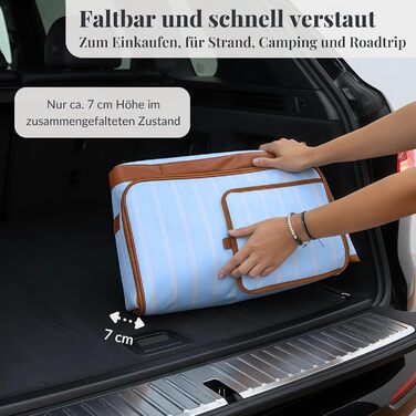 Велика сумка-холодильник 45 л XXL, сумка для пікніка, для покупок, пляжу, автомобіля, кемпінгу, використання на свіжому повітрі, пасивний холодильник, сумка-холодильник, сумка для заморожування, термосумка, ізольована сумка, верхній клапан, складна, ретро