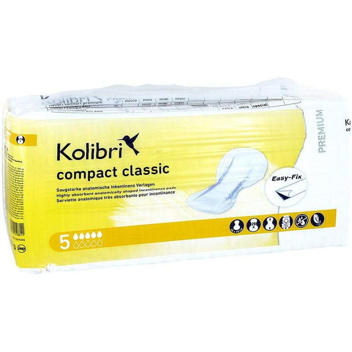 Компактні класичні анатомічні шаблони преміум-класу KOLIBRI. 28 шт.