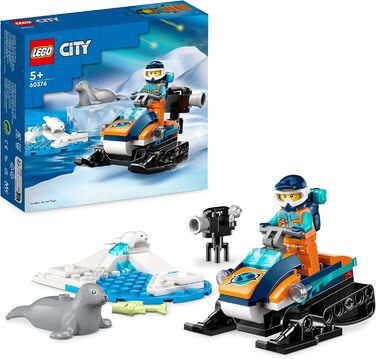 Конструктор LEGO City 60376, Арктичний снігохід, 70 деталей