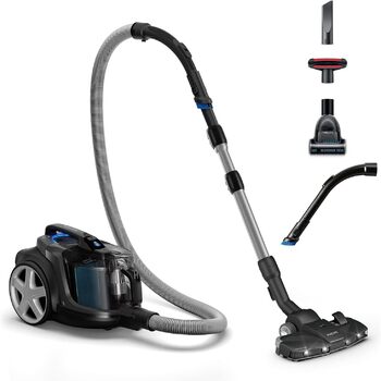 Пилосос без мішка, насадка TriActive LED, фільтр від алергії, 900 Вт) глянцевий чорний - FC9747/09 TriActive LED насадка 2 л, 7000