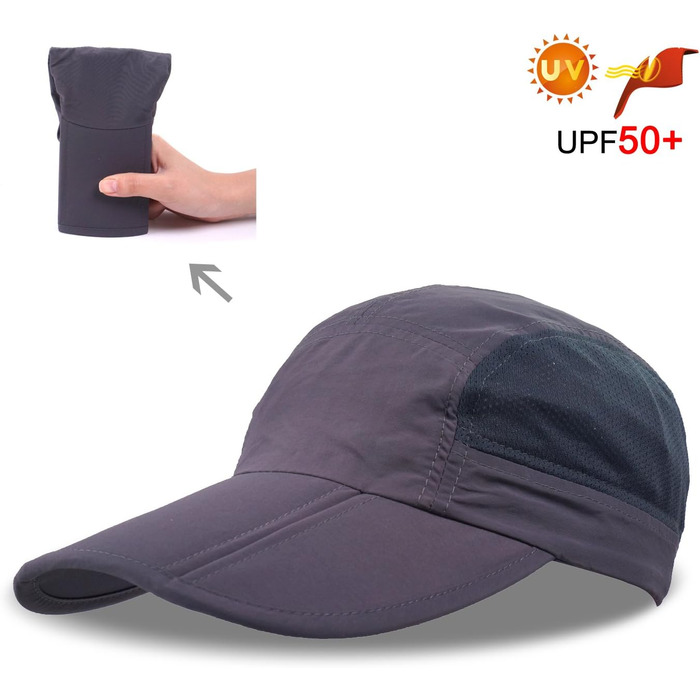 Безмежна подорож Складна регульована бейсболка Літня сітка Бігові капелюхи Капелюх Спорт на відкритому повітрі Далекобійник Піші п