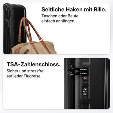 Валіза розширювана, жорсткий корпус, верхнє відкриття, компресійні ремені та додатковий простір Міцна, стійка до подряпин, легка (Чорна, L-65см) L-65см Чорна