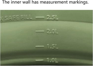Складні силіконові миски для приготування їжі, портативні, стійкі до іржі, туристичний посуд для походів на природі, кольору хакі, 2