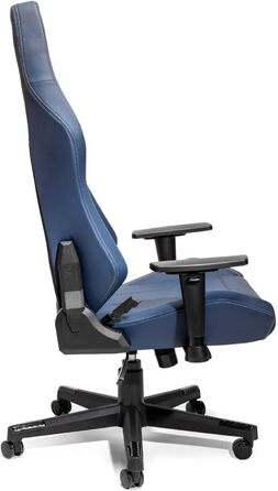 Ігрове крісло Sparco Coach, ергономічне, з поворотною основою та сертифікованим поршнем (темно-синє)